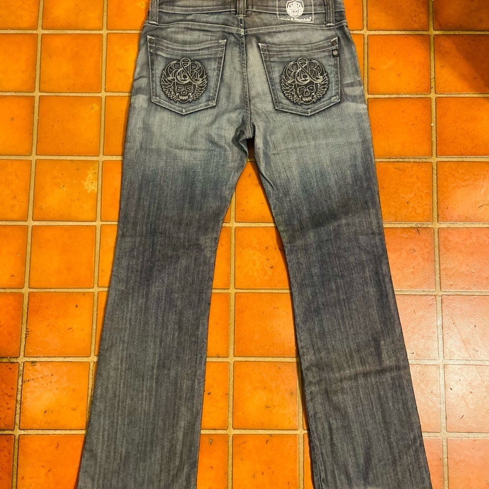 Rock & Republic Mens Rock & Roll Skull Size 34 Jeans - Picture 9 of 11
